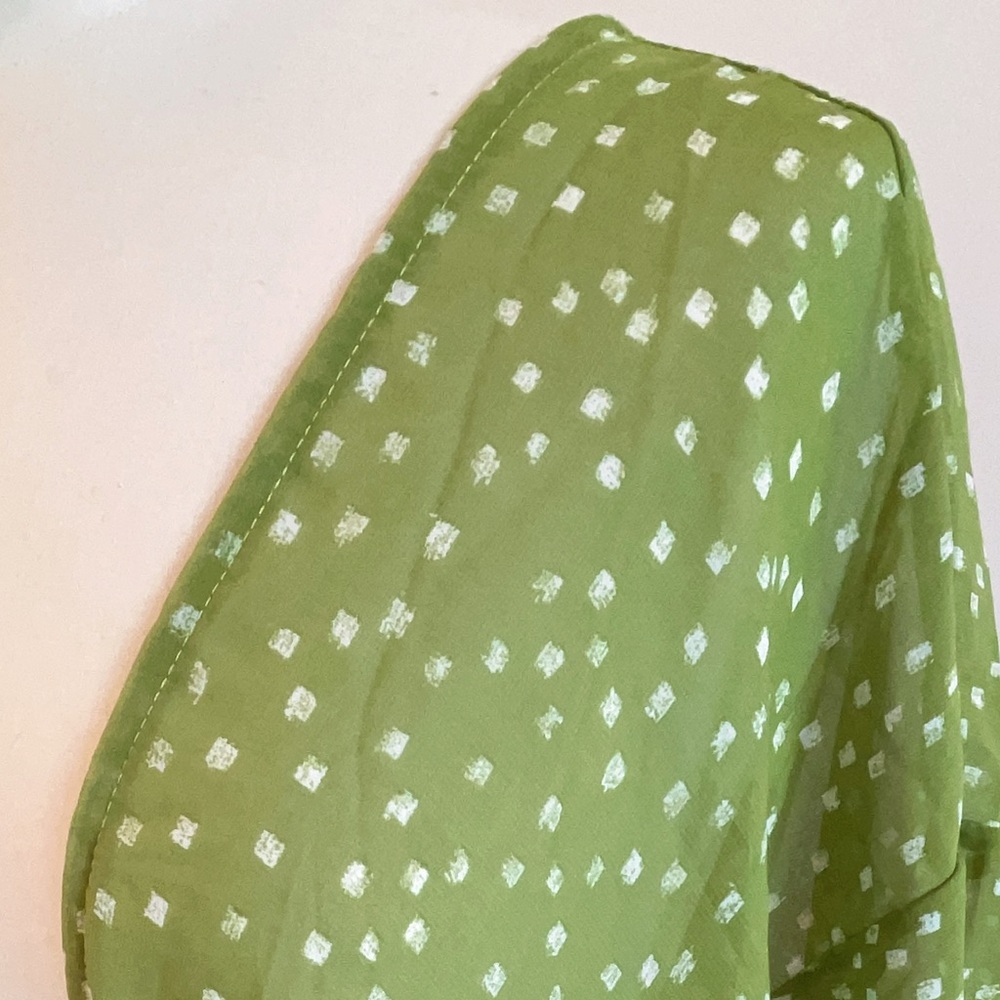 NEW Beach Bikini Cover Up - Light Green Patterned - Picture 4 of 10